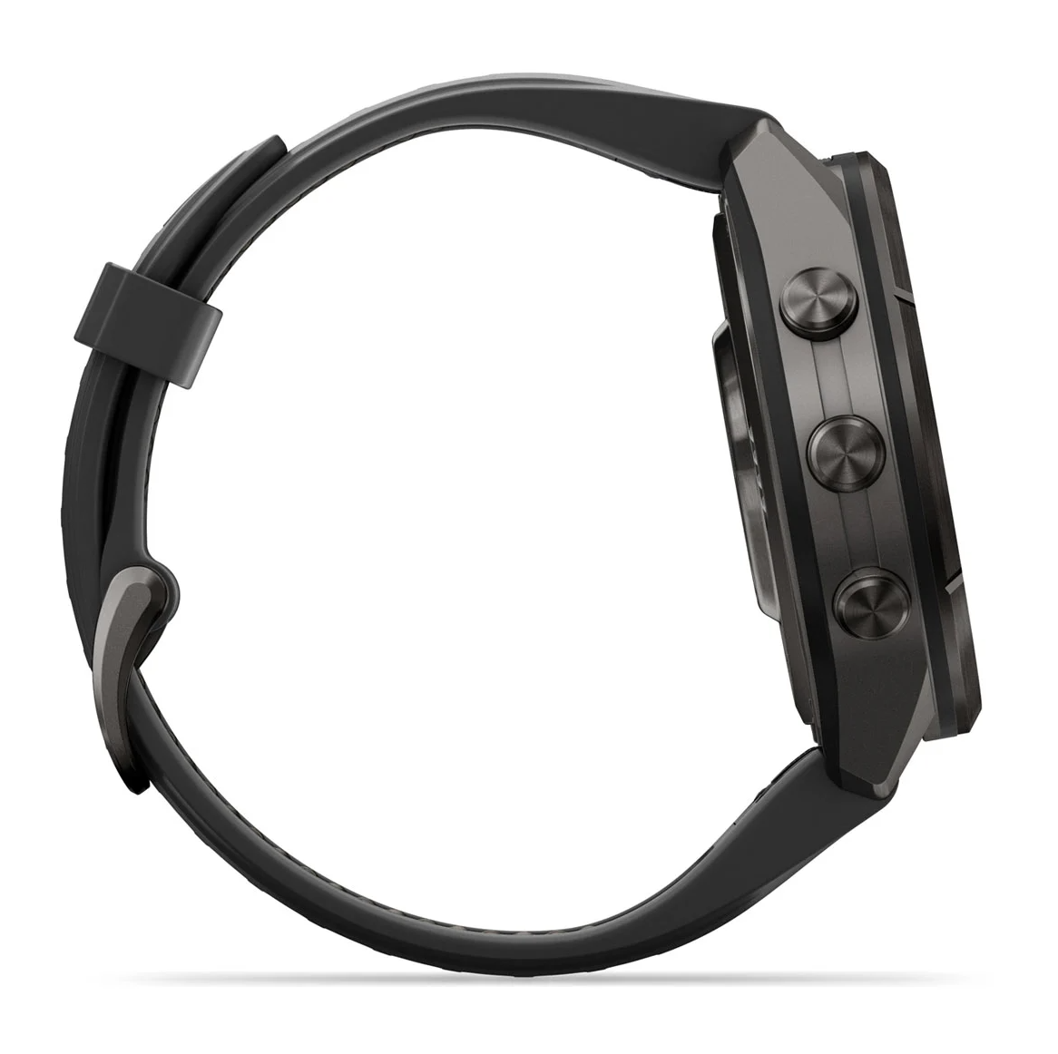 Garmin fenix 9 Pro inReach 43mm Carbon Gray DLC Titanium with Black Pebble Grey Silicone Band - Pilt 2