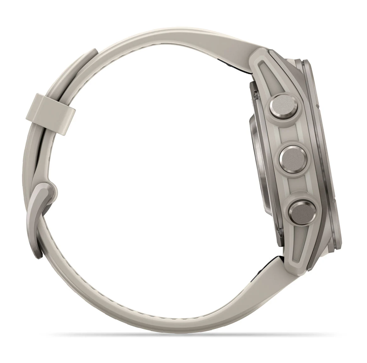 Garmin fenix 9 43mm Titanium with Fog Grey Silicone Band - Pilt 4