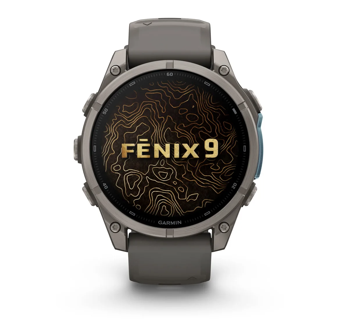 Garmin fenix 9 47mm Titanium with Pebble Grey Silicone Band - Pilt 5