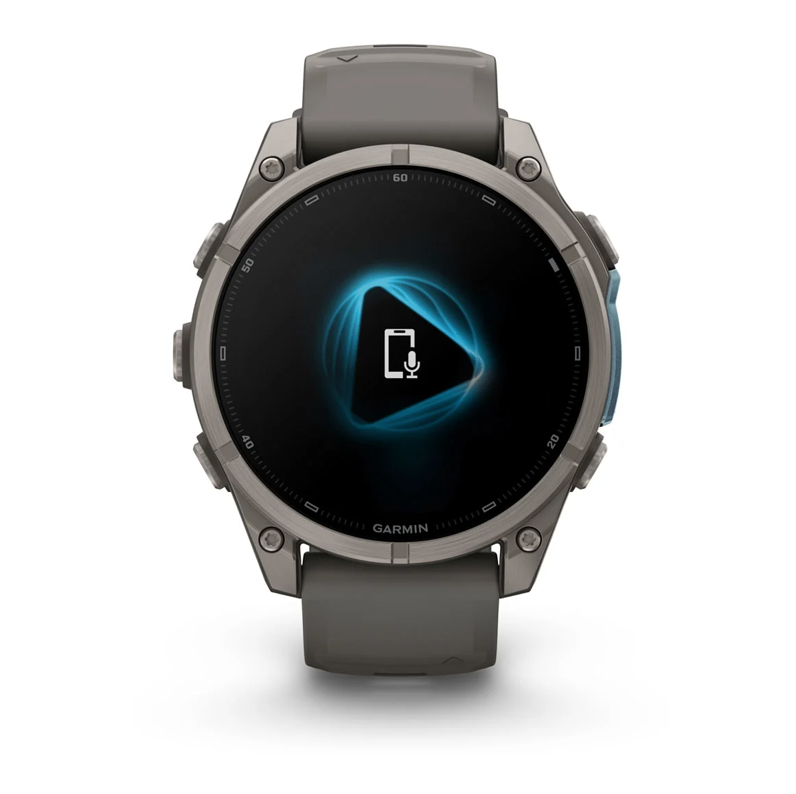 Garmin fenix 9 47mm Titanium with Pebble Grey Silicone Band - Pilt 7