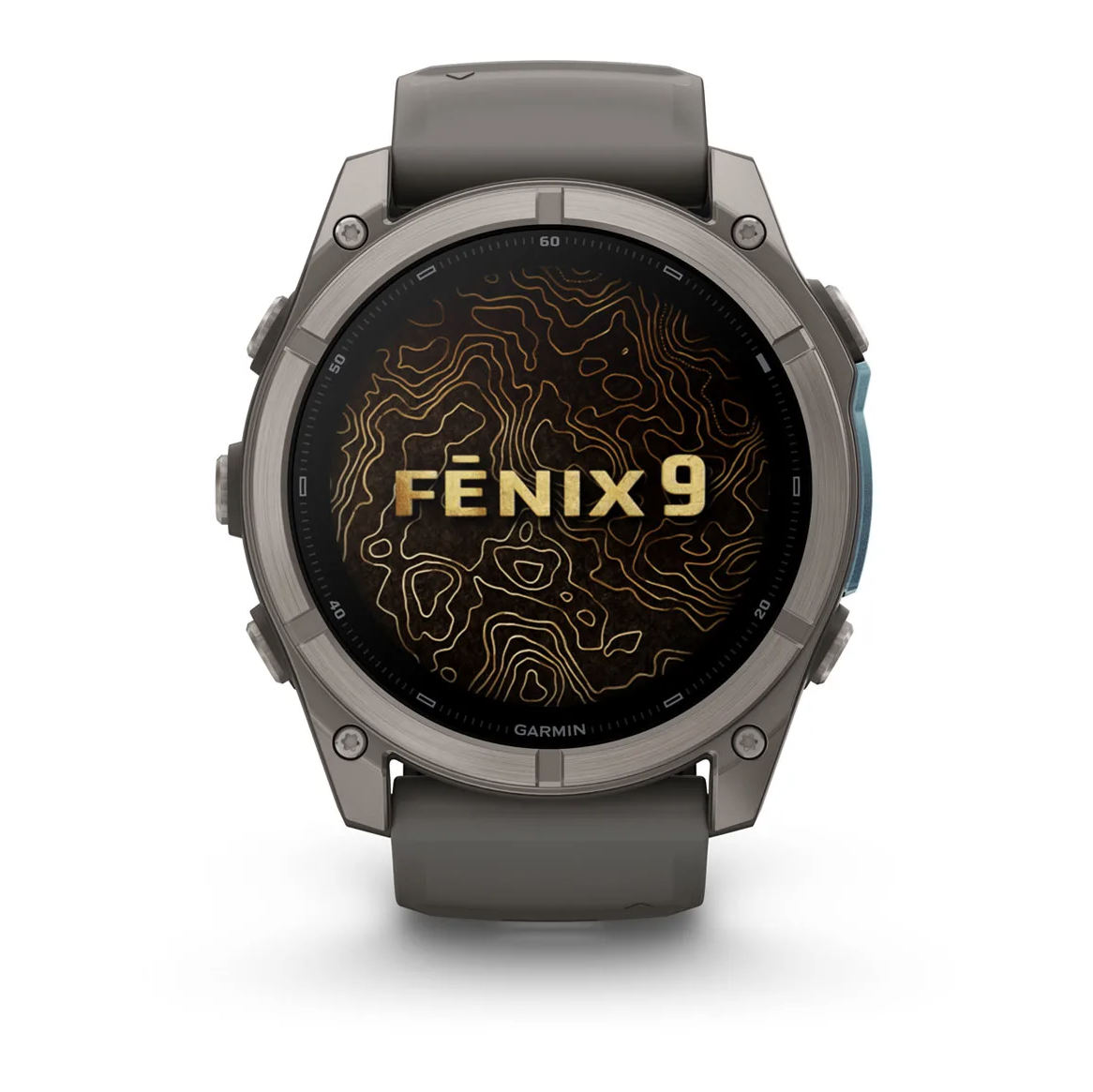 Garmin fenix 9 51mm Titanium with Pebble Grey Silicone Band - Pilt 5