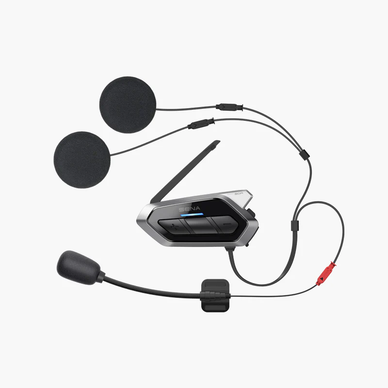 Sena 50R Low Profile Motorcycle Communication System with Sound By Harman Kardon Dual Pack - Pilt 4