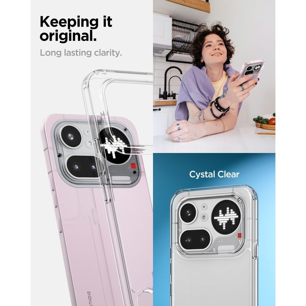 Ümbris Ultra Hybrid Nothing Phone (4a) Pro Läbipaistev Spigen - Pilt 2