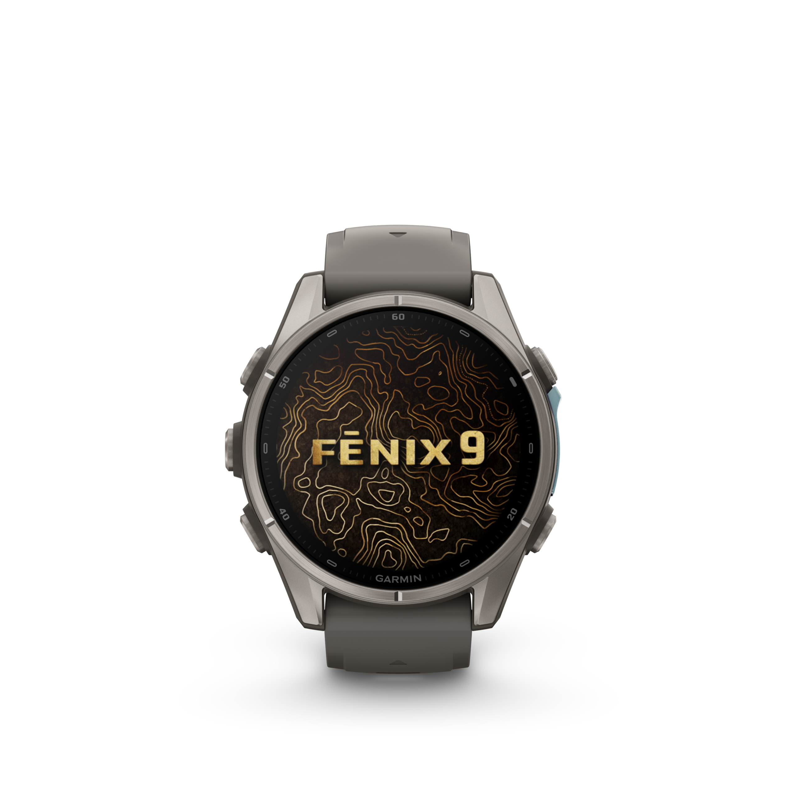 Garmin fenix 9 43mm Titanium with Pebble Grey Silicone Band - Pilt 12