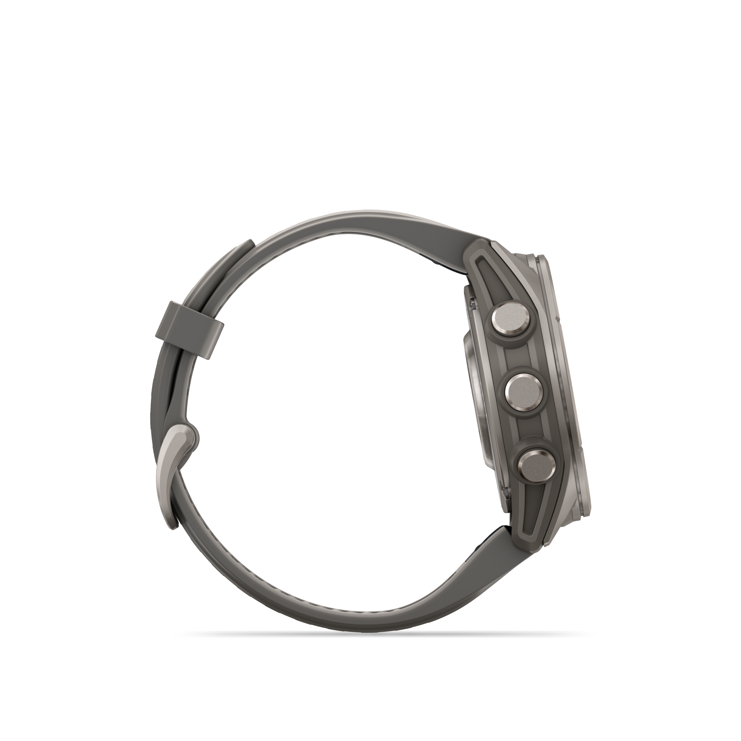 Garmin fenix 9 43mm Titanium with Pebble Grey Silicone Band - Pilt 5