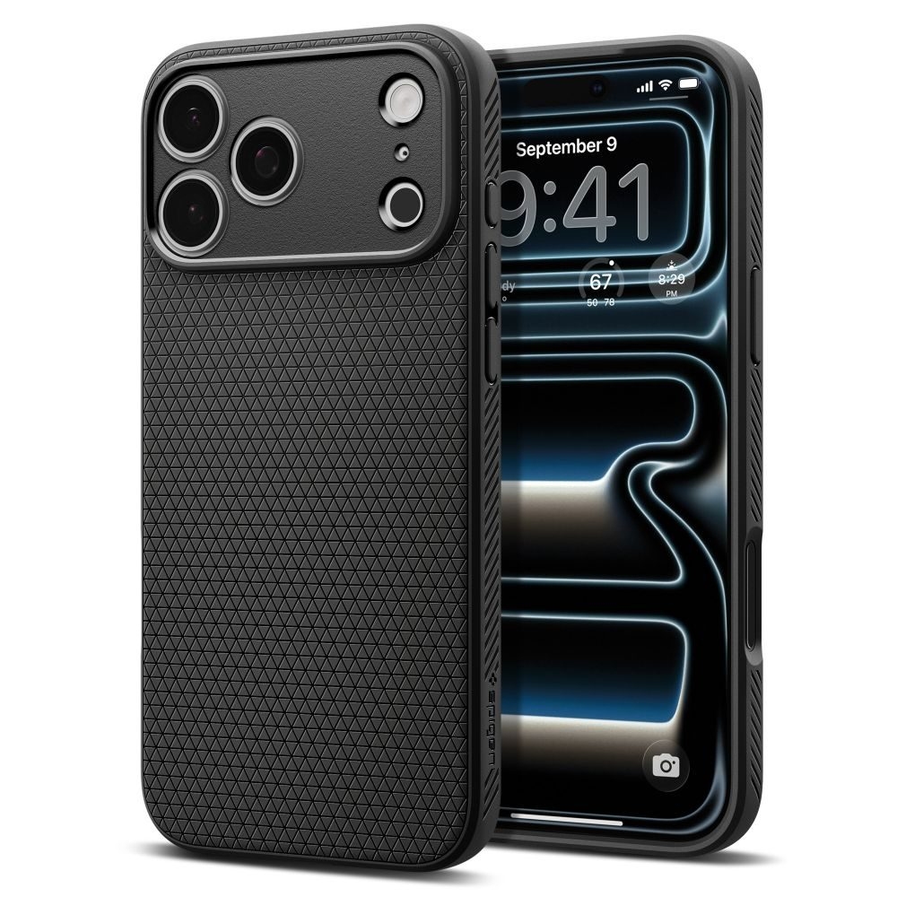 Ümbris Liquid Air Apple Phone 18 Pro Max / iPhone 17 Pro Max Matt Must Spigen