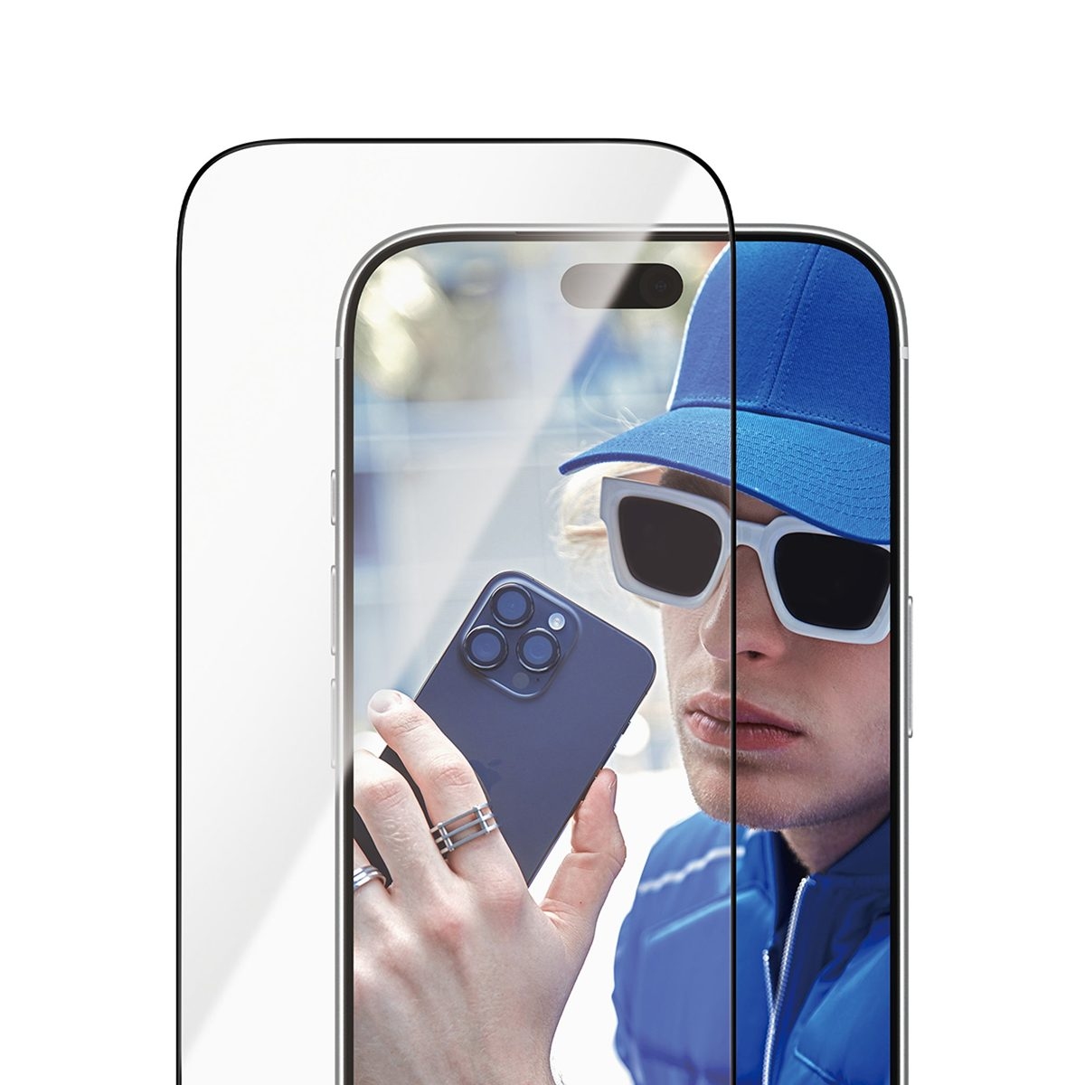 Kaitseklaas Apple iPhone 18 Pro / iPhone 17 Pro Musta Äärega Ultra-Wide Fit FastFit Täispaigalduskomplekt PanzerGlass