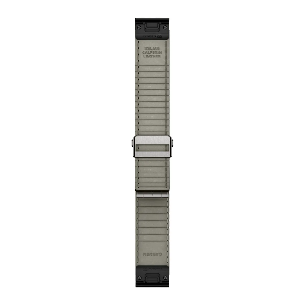 Garmin QuickFit 22mm Marq 3 Black Leather Deployant - Pilt 2