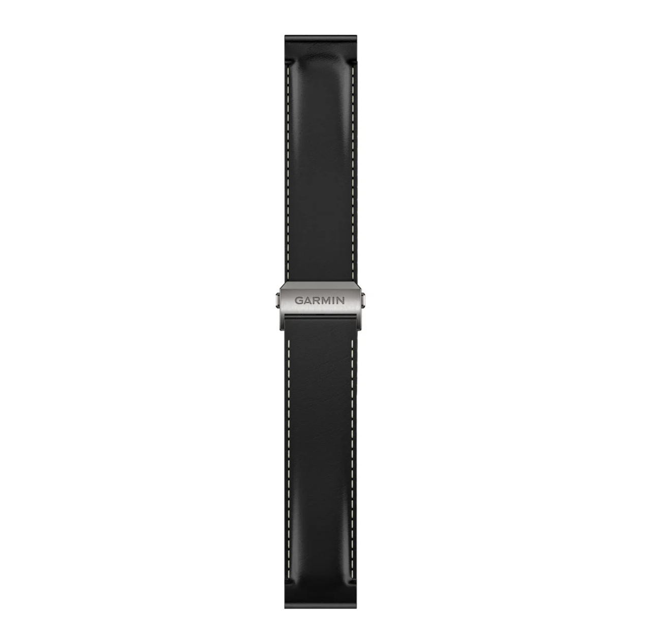Garmin QuickFit 22mm Marq 3 Black Leather Deployant