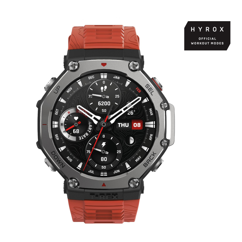 Amazfit T-Rex 3 Smartwatch, Lava