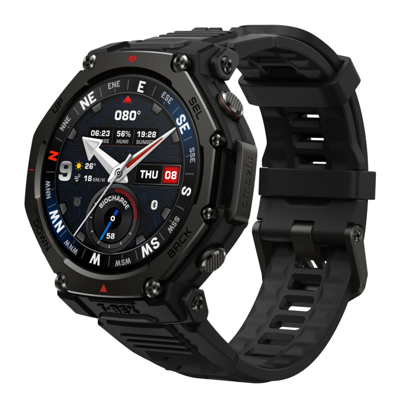 Amazfit Smartwatch T-Rex 3 Pro, Black, 44mm