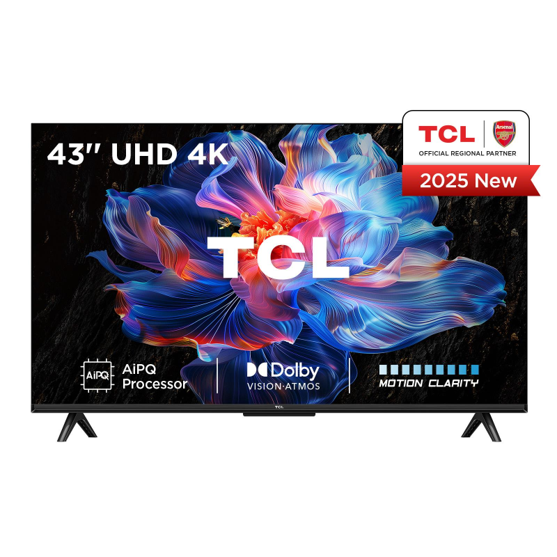 TCL 43" 4K UHD DLED AiPQ Processor 43V6C