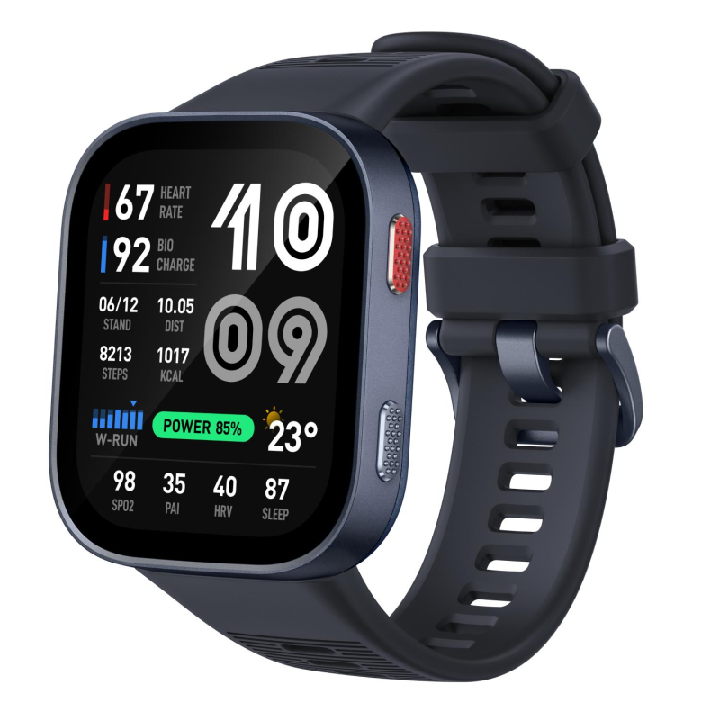 Amazfit Bip Max Smartwatch, Dark Blue, 2.07 inches