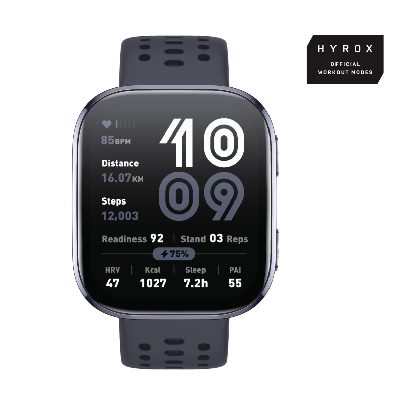 Amazfit Bip 6 Smartwatch, Black