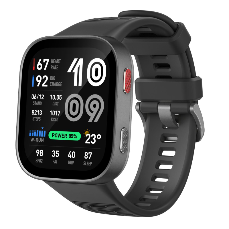Amazfit Bip Max Smartwatch, Carbon Gray, 2.07 inches